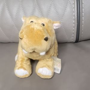 Ganz Webkinz Mud Hippo Plush 9" Tan Hippoptamus Stuffed Animal